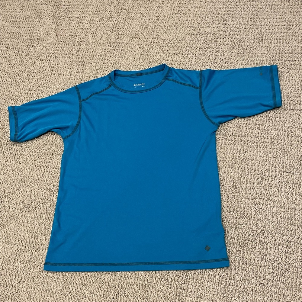 Blue kids rash guard